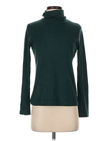Pre-owned Uniqlo Turtleneck Sweater In Green