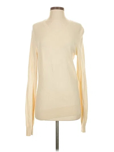 Pre-owned Uniqlo Turtleneck Sweater In Ivory