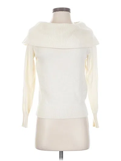 Pre-owned Uniqlo Turtleneck Sweater In Ivory
