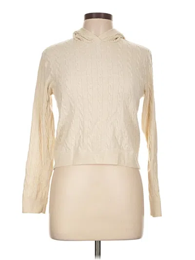 Pre-owned Uniqlo Turtleneck Sweater In Ivory