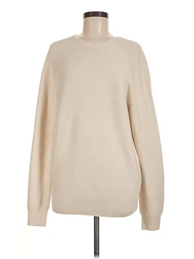 Pre-owned Uniqlo Turtleneck Sweater In Ivory