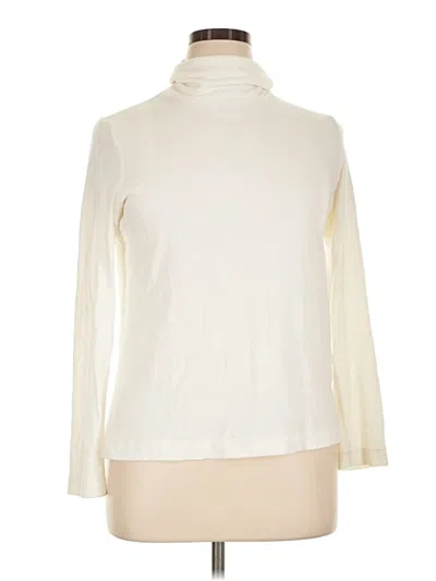 Pre-owned Uniqlo Turtleneck Sweater In Ivory