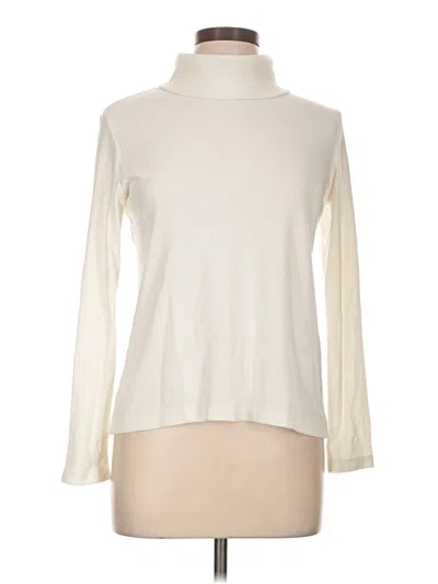 Pre-owned Uniqlo Turtleneck Sweater In Ivory