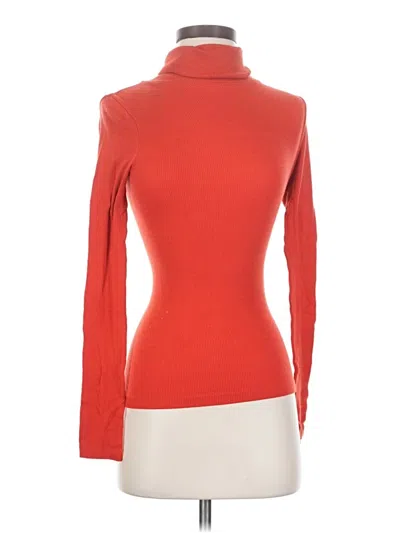 Pre-owned Uniqlo Turtleneck Sweater In Orange