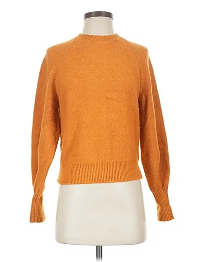 Pre-owned Uniqlo Turtleneck Sweater In Orange