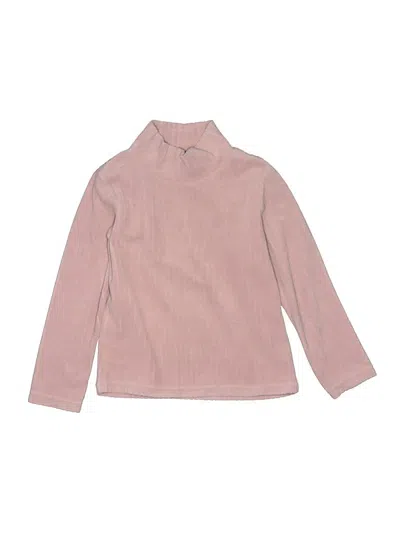 Pre-owned Uniqlo Kids' Turtleneck Sweater In Pink