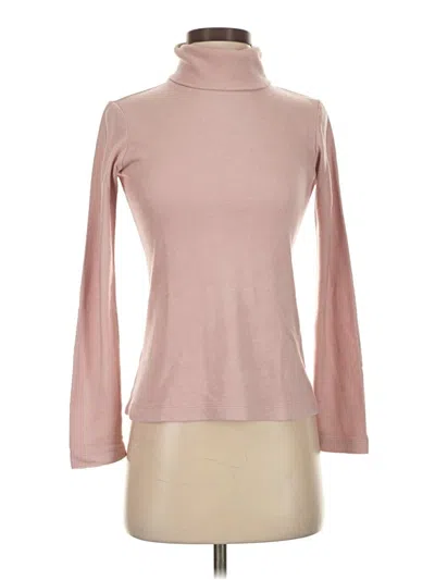 Pre-owned Uniqlo Turtleneck Sweater In Pink