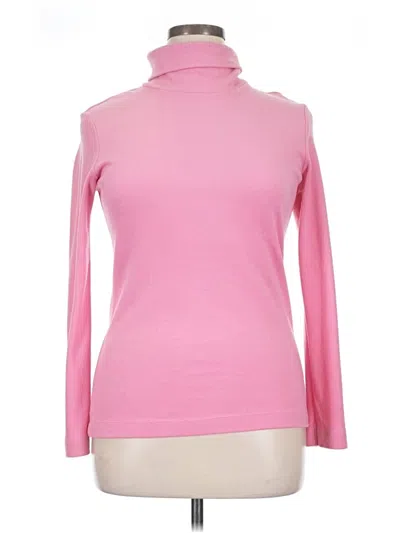 Pre-owned Uniqlo Turtleneck Sweater In Pink