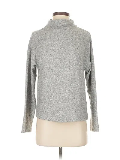 Pre-owned Uniqlo Turtleneck Sweater In Silver