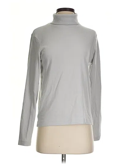 Pre-owned Uniqlo Turtleneck Sweater In Silver