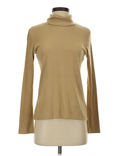 Pre-owned Uniqlo Turtleneck Sweater In Tan