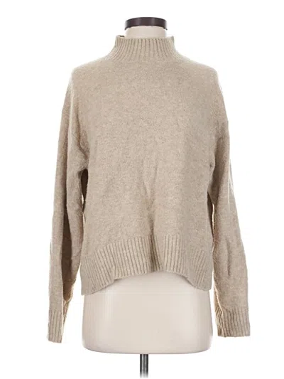 Pre-owned Uniqlo Turtleneck Sweater In Tan