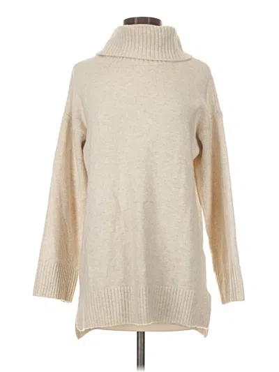 Pre-owned Uniqlo Turtleneck Sweater In Tan