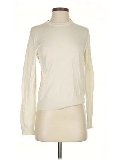 Pre-owned Uniqlo Turtleneck Sweater In White