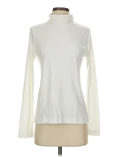 Pre-owned Uniqlo Turtleneck Sweater In White