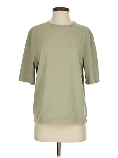 Pre-owned Uniqlo U 3/4 Sleeve T-shirt In Green