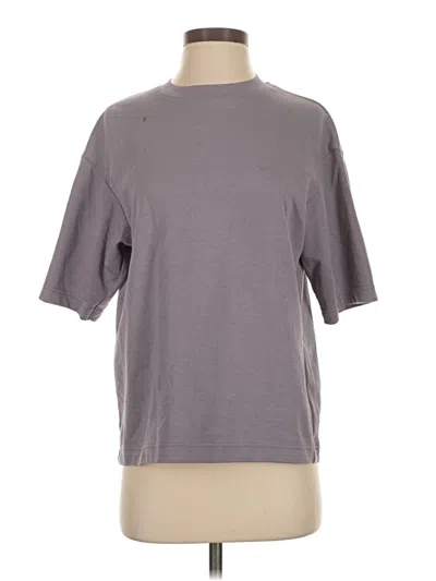 Pre-owned Uniqlo U 3/4 Sleeve T-shirt In Purple