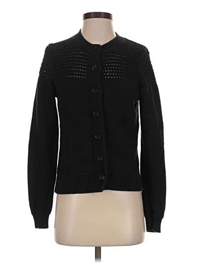 Pre-owned Uniqlo U Cardigan Sweater In Black
