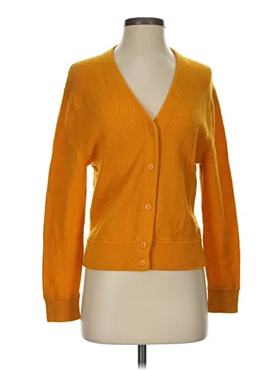 Pre-owned Uniqlo U Cardigan Sweater In Orange