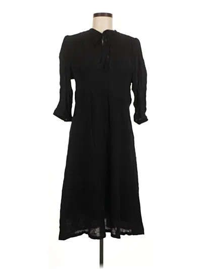 Pre-owned Uniqlo U Casual Dress In Black