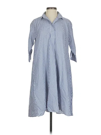 Pre-owned Uniqlo U Casual Dress In Blue