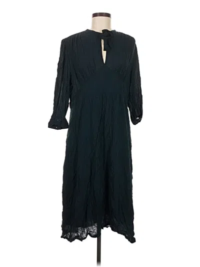 Pre-owned Uniqlo U Casual Dress In Blue