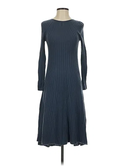 Pre-owned Uniqlo U Casual Dress In Blue