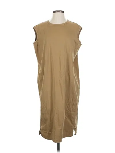 Pre-owned Uniqlo U Casual Dress In Brown