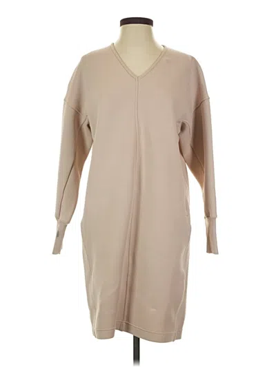 Pre-owned Uniqlo U Casual Dress In Tan