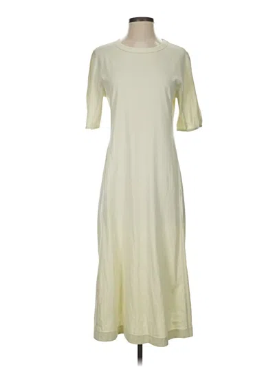 Pre-owned Uniqlo U Casual Dress In White