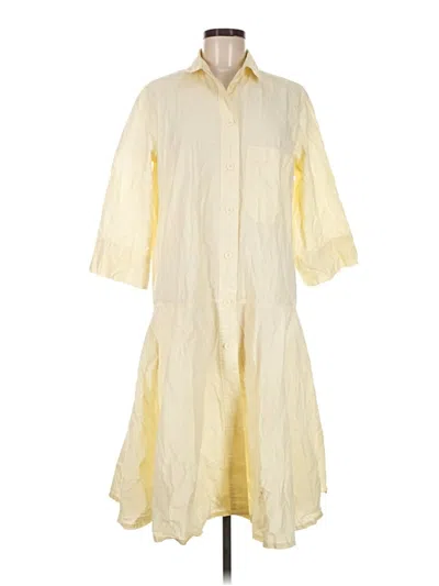 Pre-owned Uniqlo U Casual Dress In Yellow