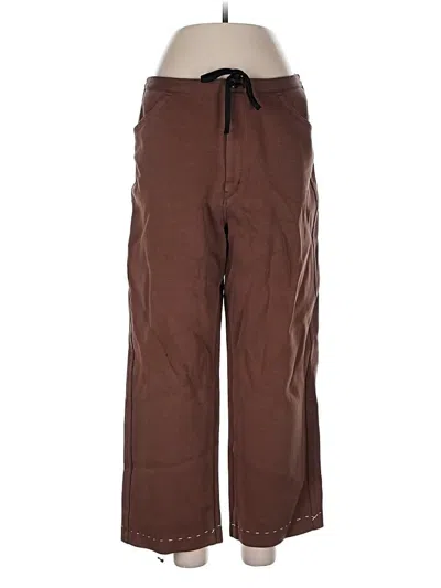 Pre-owned Uniqlo U Casual Pants In Brown