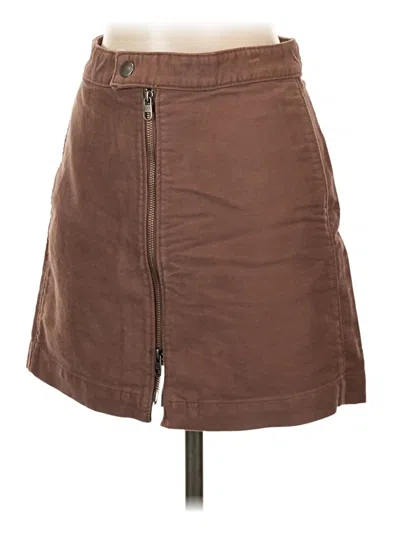 Pre-owned Uniqlo U Casual Skirt In Brown