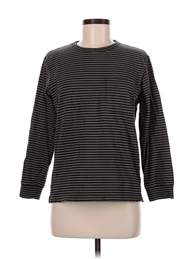 Pre-owned Uniqlo U Long Sleeve T-shirt In Black