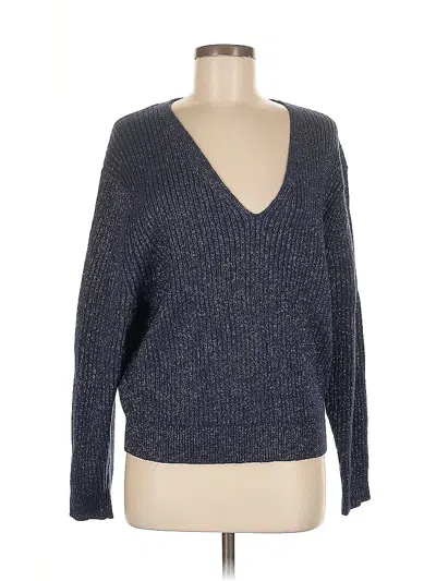 Pre-owned Uniqlo U Pullover Sweater In Blue