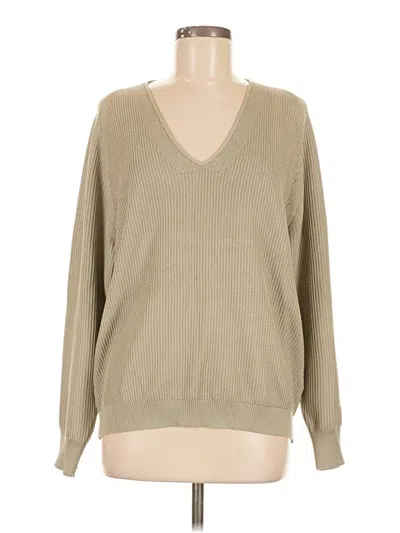Pre-owned Uniqlo U Pullover Sweater In Brown