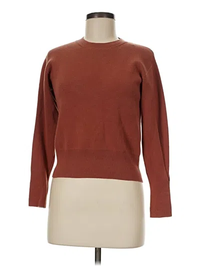 Pre-owned Uniqlo U Pullover Sweater In Brown