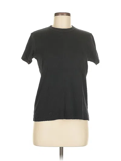 Pre-owned Uniqlo U Short Sleeve T-shirt In Black