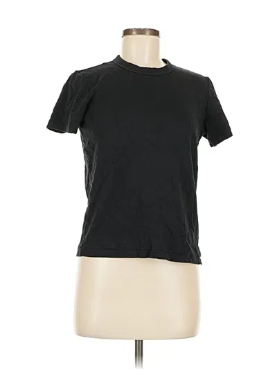 Pre-owned Uniqlo U Short Sleeve T-shirt In Black