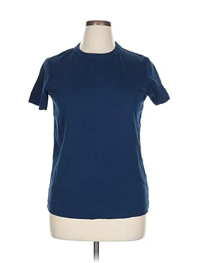Pre-owned Uniqlo U Short Sleeve T-shirt In Blue