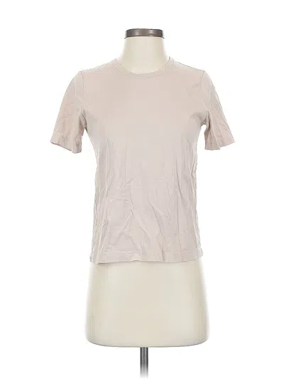 Pre-owned Uniqlo U Short Sleeve T-shirt In Brown