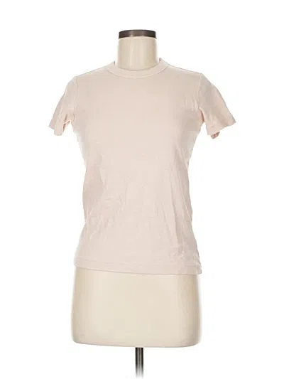 Pre-owned Uniqlo U Short Sleeve T-shirt In Brown