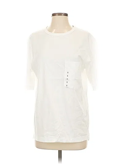 Pre-owned Uniqlo U Short Sleeve T-shirt In White