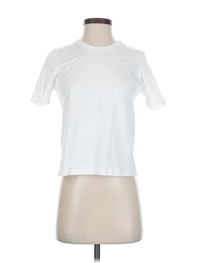 Pre-owned Uniqlo U Short Sleeve T-shirt In White