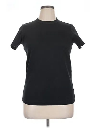 Pre-owned Uniqlo U Short Sleeve T-shirt In Black