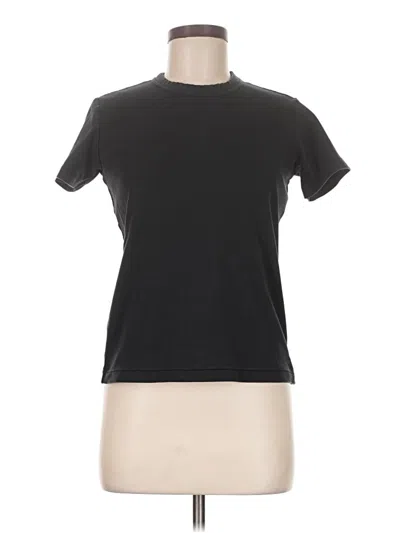 Pre-owned Uniqlo U Short Sleeve T-shirt In Black