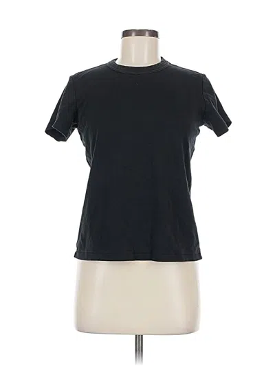 Pre-owned Uniqlo U Short Sleeve T-shirt In Black
