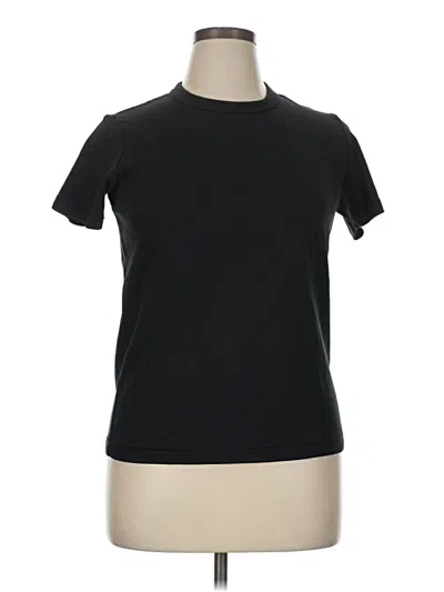 Pre-owned Uniqlo U Short Sleeve T-shirt In Black