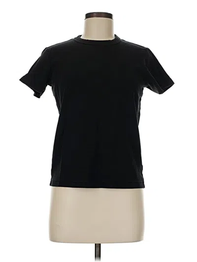 Pre-owned Uniqlo U Short Sleeve T-shirt In Black