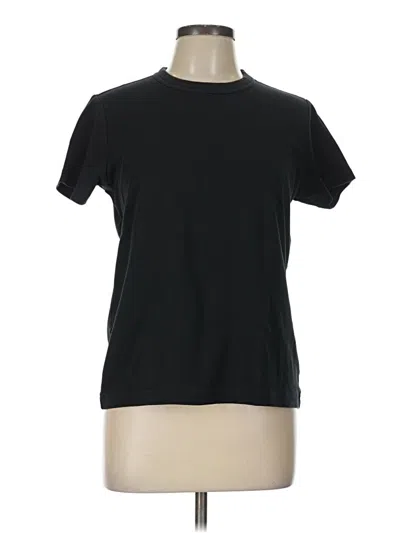 Pre-owned Uniqlo U Short Sleeve T-shirt In Black